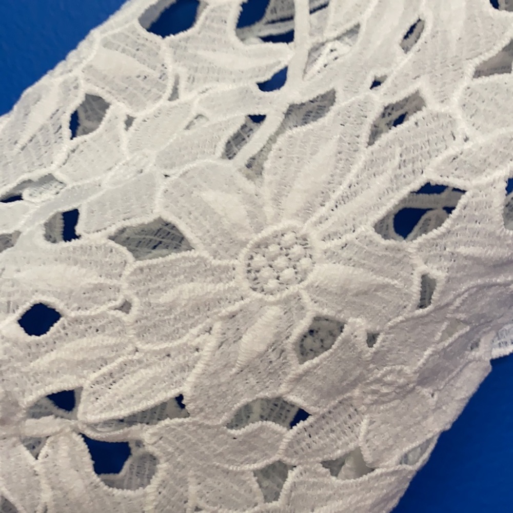 CARTISE NWT White Daisy Lace Mod Dress Sz 6 - Picture 3 of 7